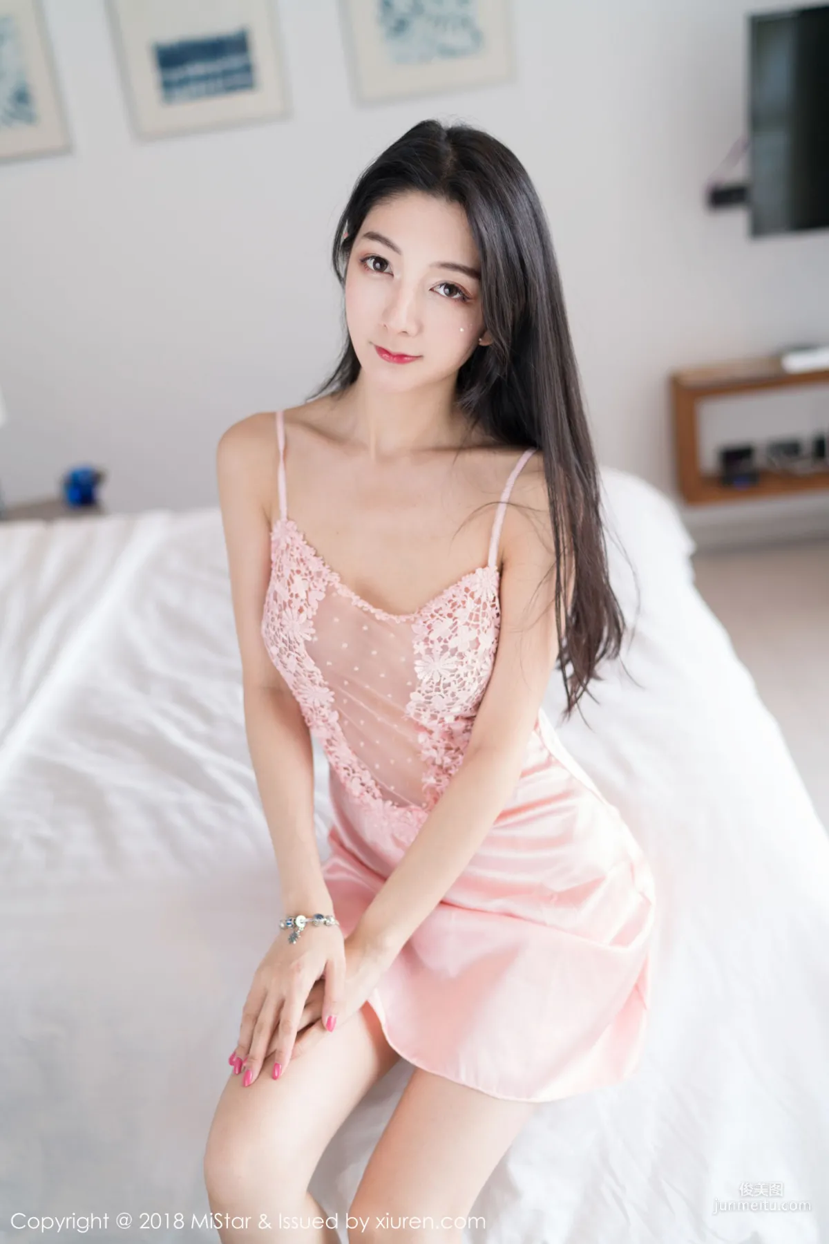 Angela Xiao Reba "Hollow-Out Halter Dress + Wet Body Series" [MiStar] VOL.238 Photo Set photo 1