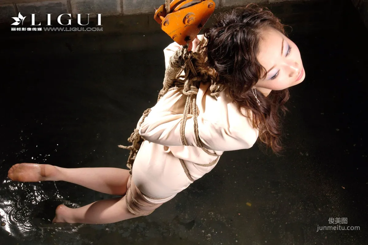 Lu Lu, Silk Stocking Bondage Rope Art [Ligui] Photo Set photo 26