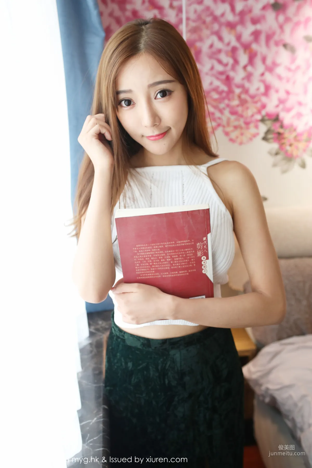 Yanni Wang, Straw Hat Girl + OL Beauty, [MyGirl] Vol.312 Photo Set photo 15