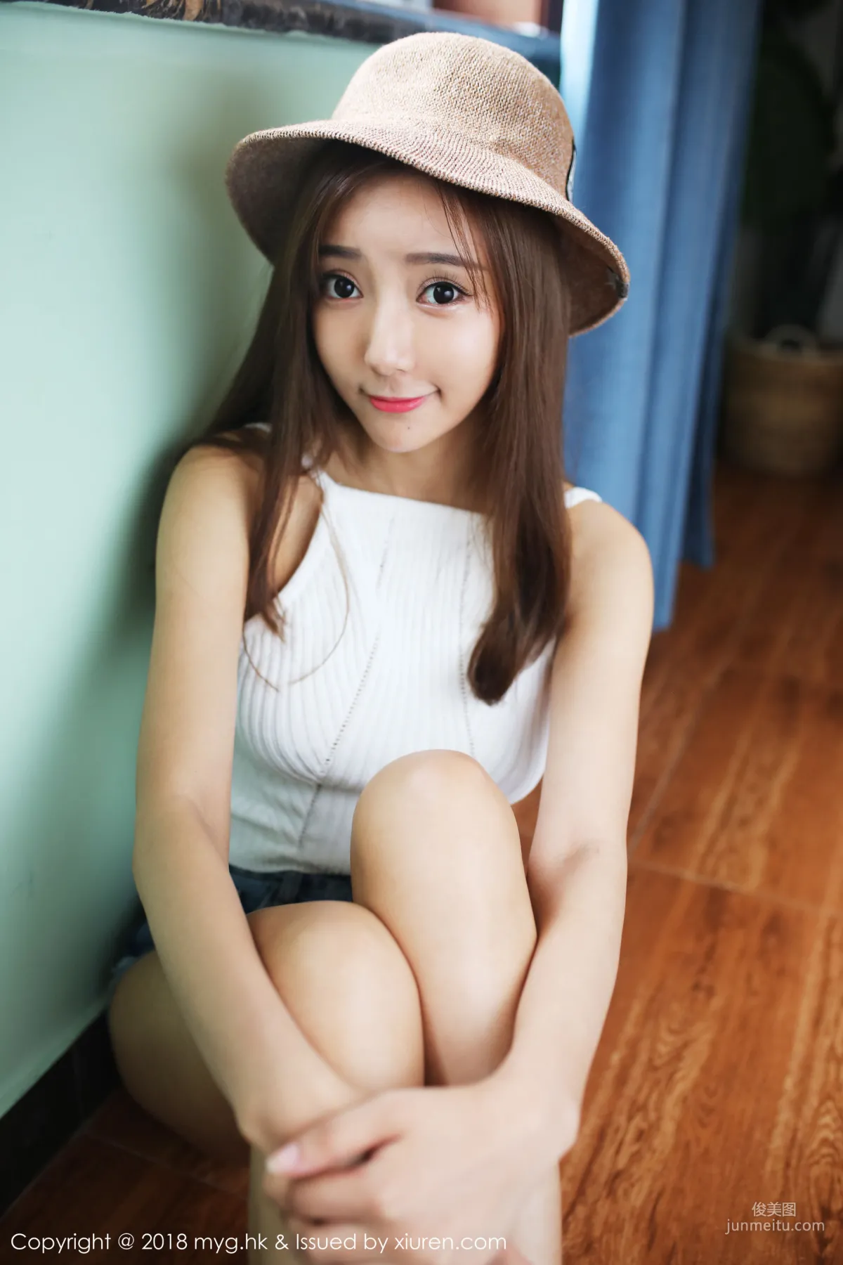 Yanni Wang, Straw Hat Girl + OL Beauty, [MyGirl] Vol.312 Photo Set photo 33