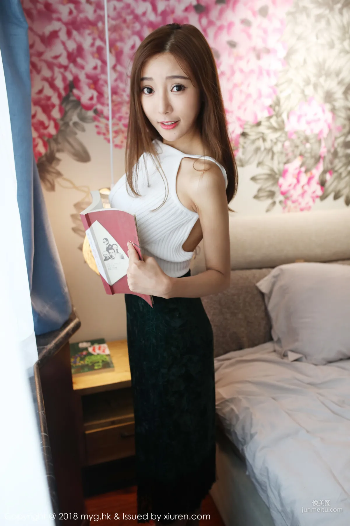 Yanni Wang, Straw Hat Girl + OL Beauty, [MyGirl] Vol.312 Photo Set photo 11