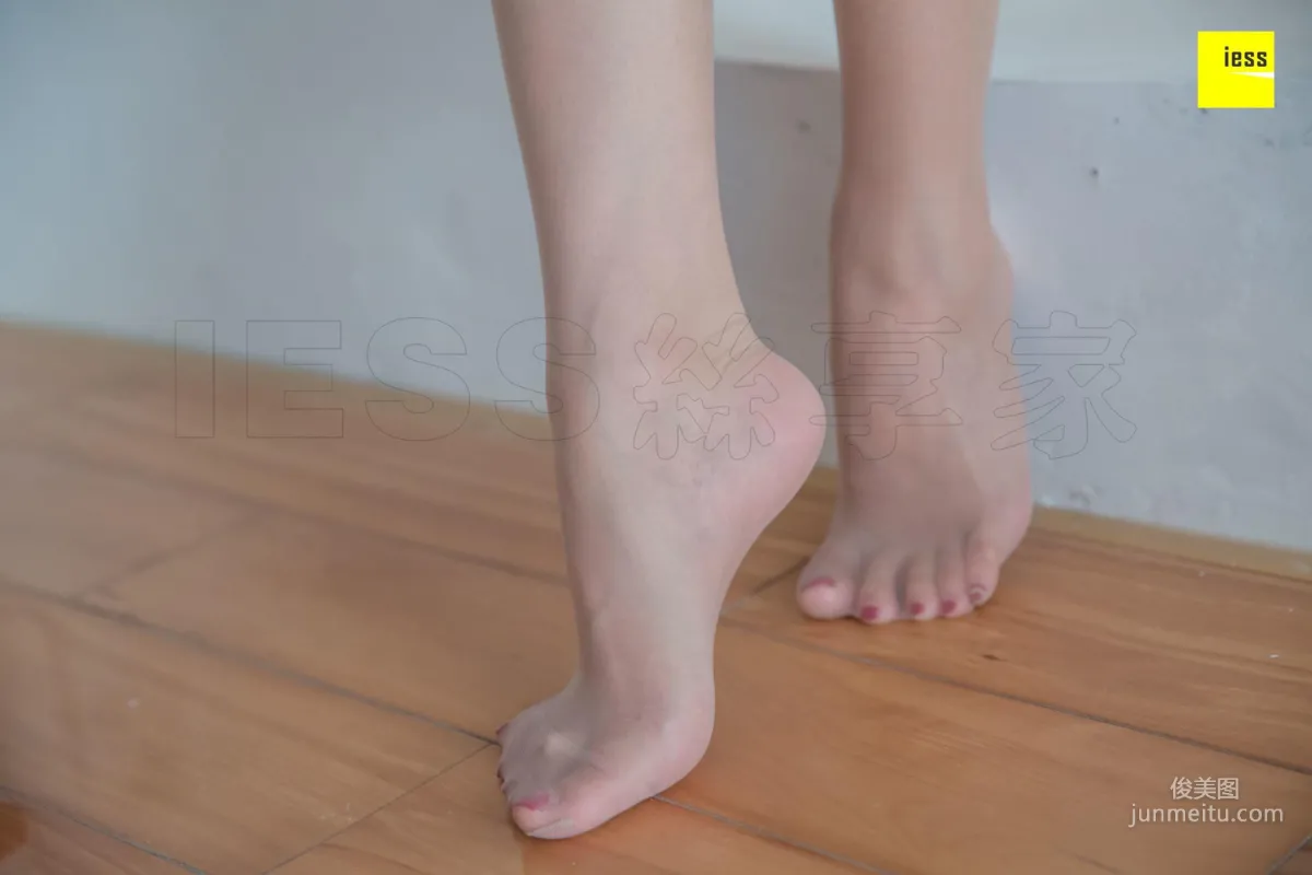 IESS Qiuqiu Red Flat Shoes Dance [IESS] Silk Enjoyer 313 Beautiful Feet and Silk Stockings Photo Set photo 76