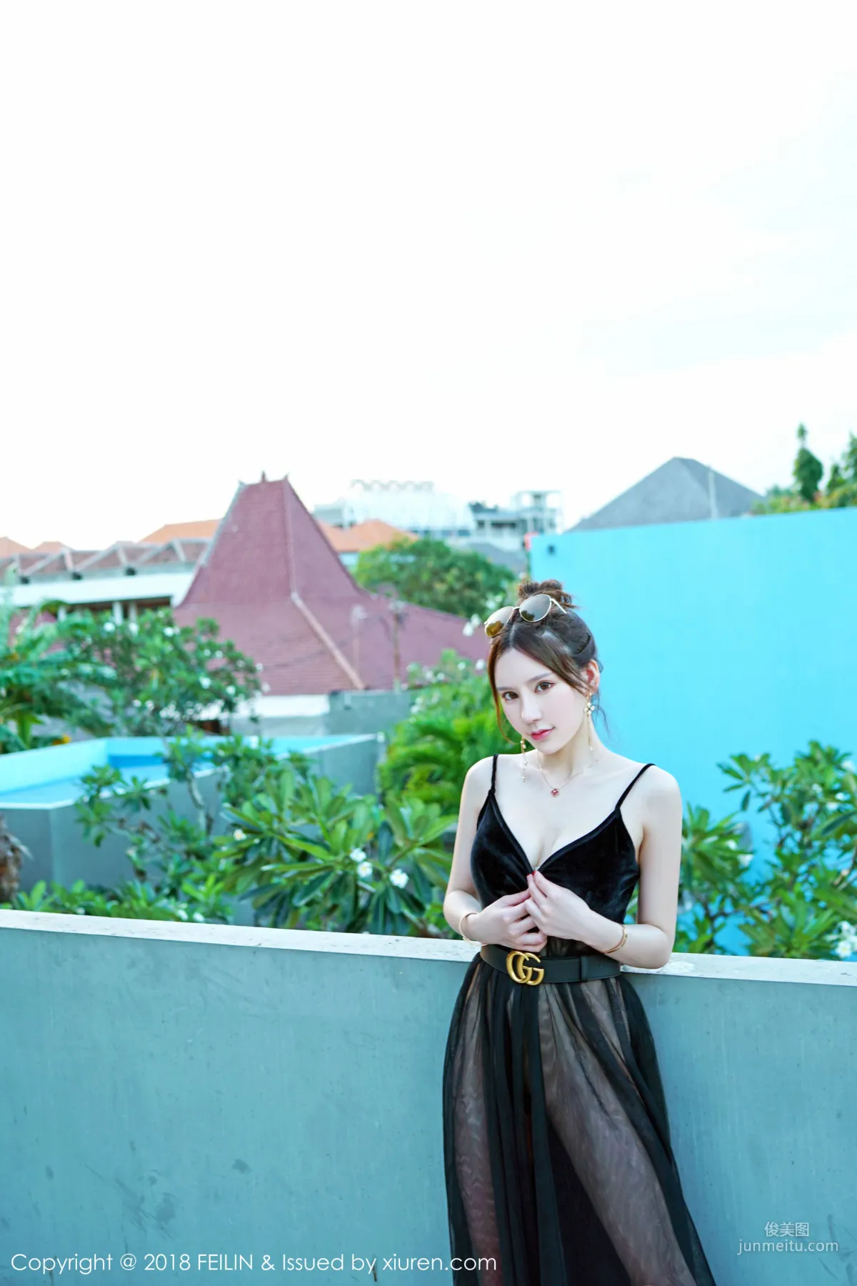 Zhou Yuxi, Faintly Visible Curve Temptation [FeiLin] VOL.163 Photo Set photo 7