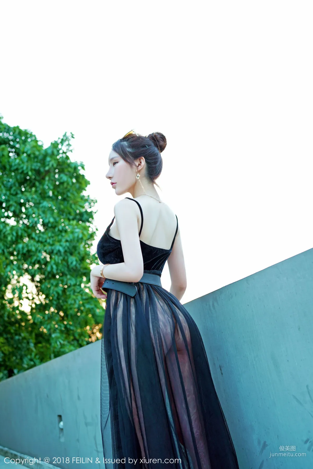 Zhou Yuxi, Faintly Visible Curve Temptation [FeiLin] VOL.163 Photo Set photo 8