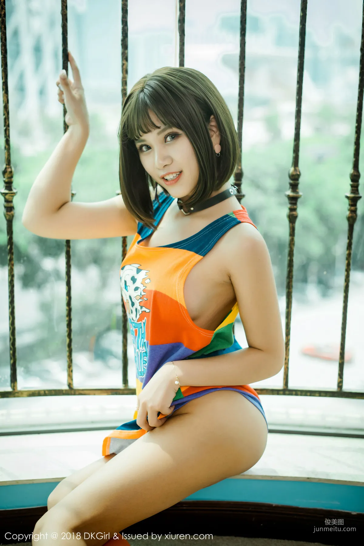 Meng Baoer BoA, Big Bust and Baby Face Interpretation of the Cutest Armed [DKGirl] Vol.082 Photo Set photo 3