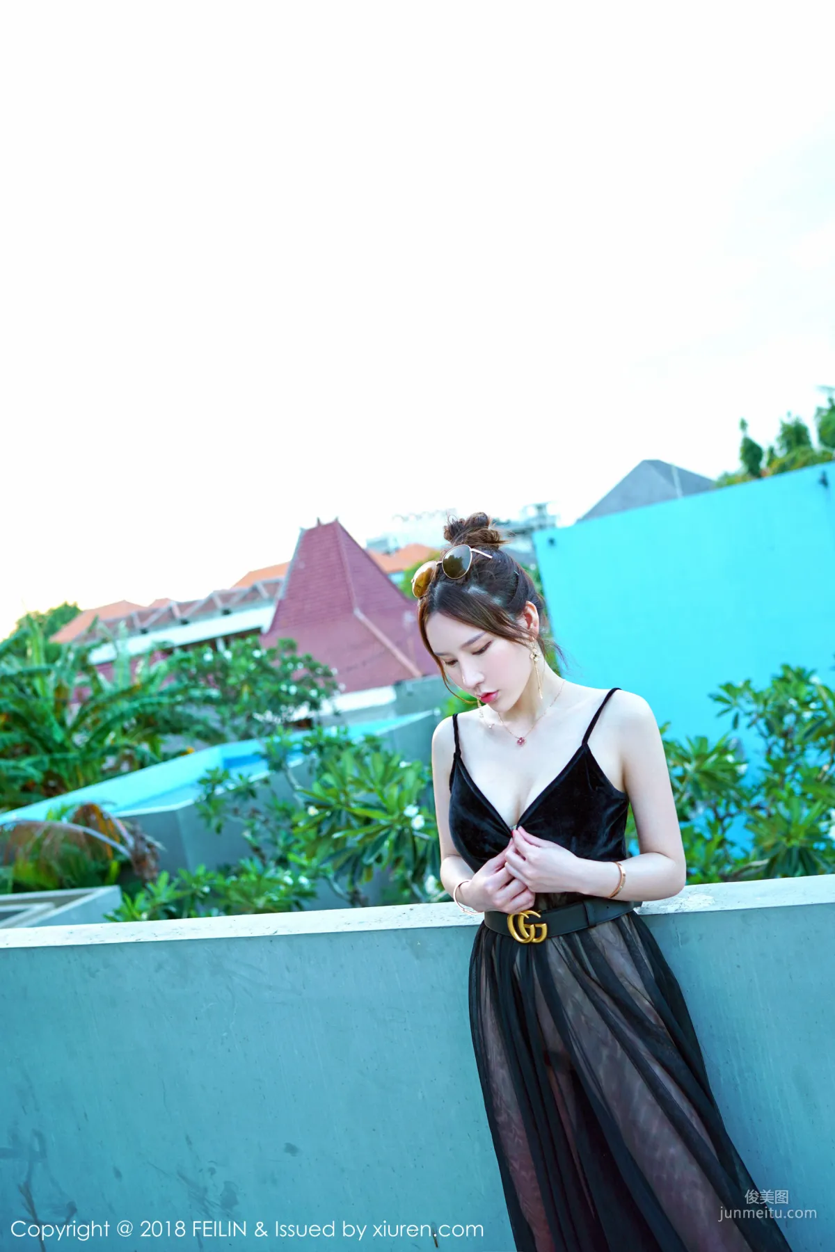 Zhou Yuxi, Faintly Visible Curve Temptation [FeiLin] VOL.163 Photo Set photo 6