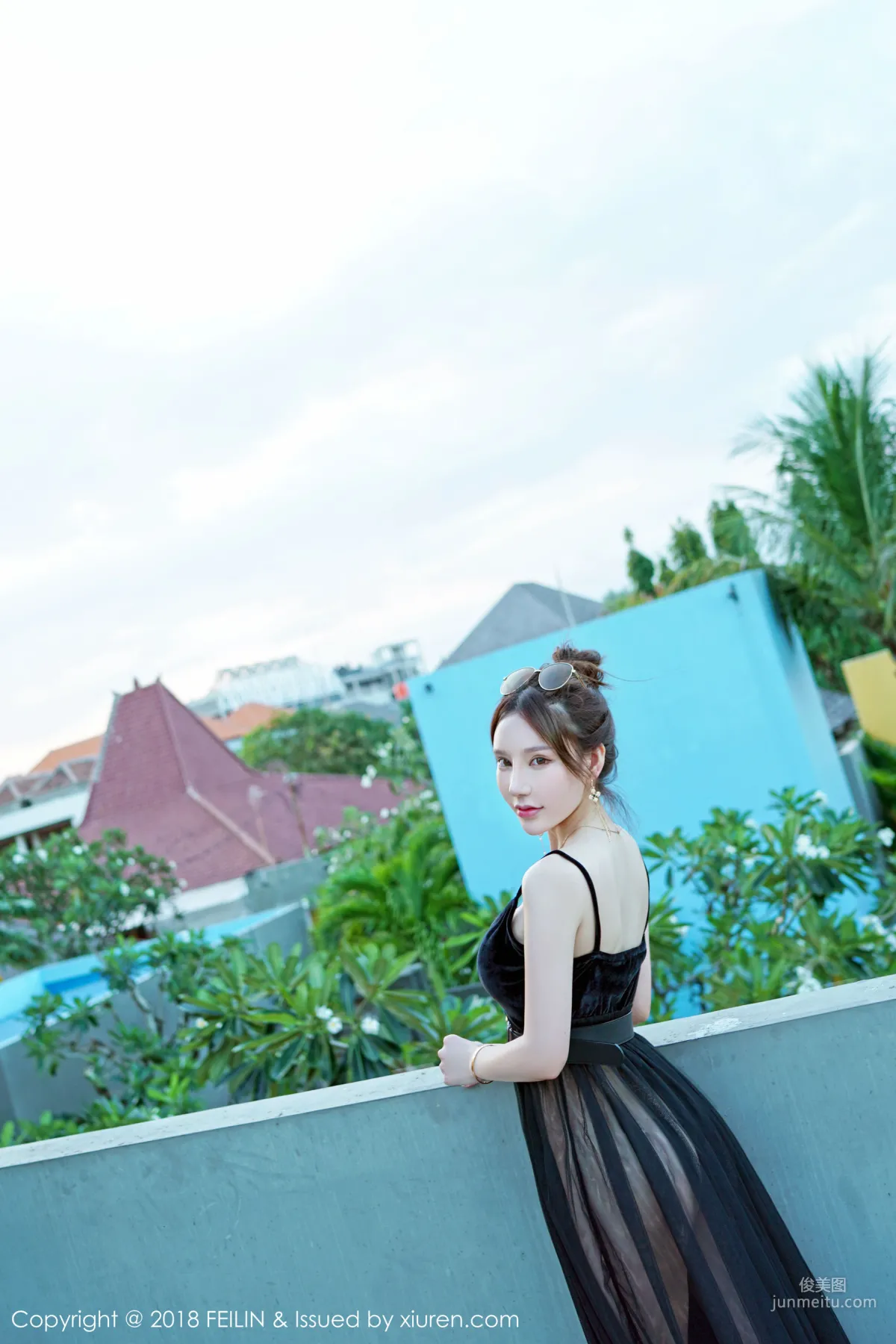 Zhou Yuxi, Faintly Visible Curve Temptation [FeiLin] VOL.163 Photo Set photo 11