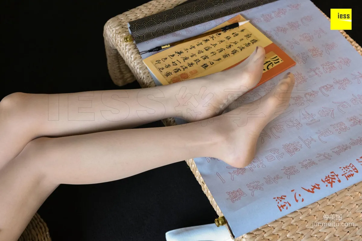 Qi Qi, Fantasy of Fish Mouth [IESS] Silk Enjoyer 307, Beautiful Legs and Silk Feet Photo Set photo 70