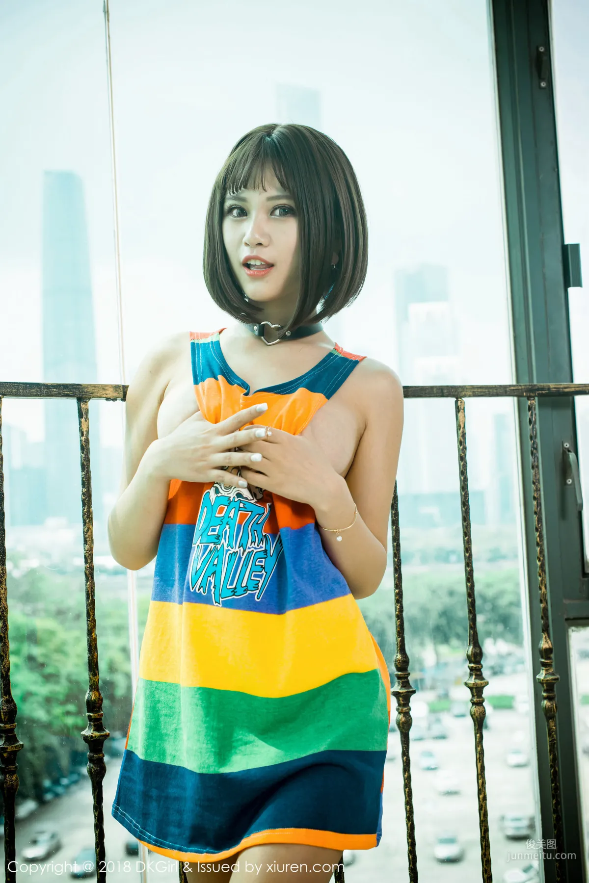 Meng Baoer BoA, Big Bust and Baby Face Interpretation of the Cutest Armed [DKGirl] Vol.082 Photo Set photo 14
