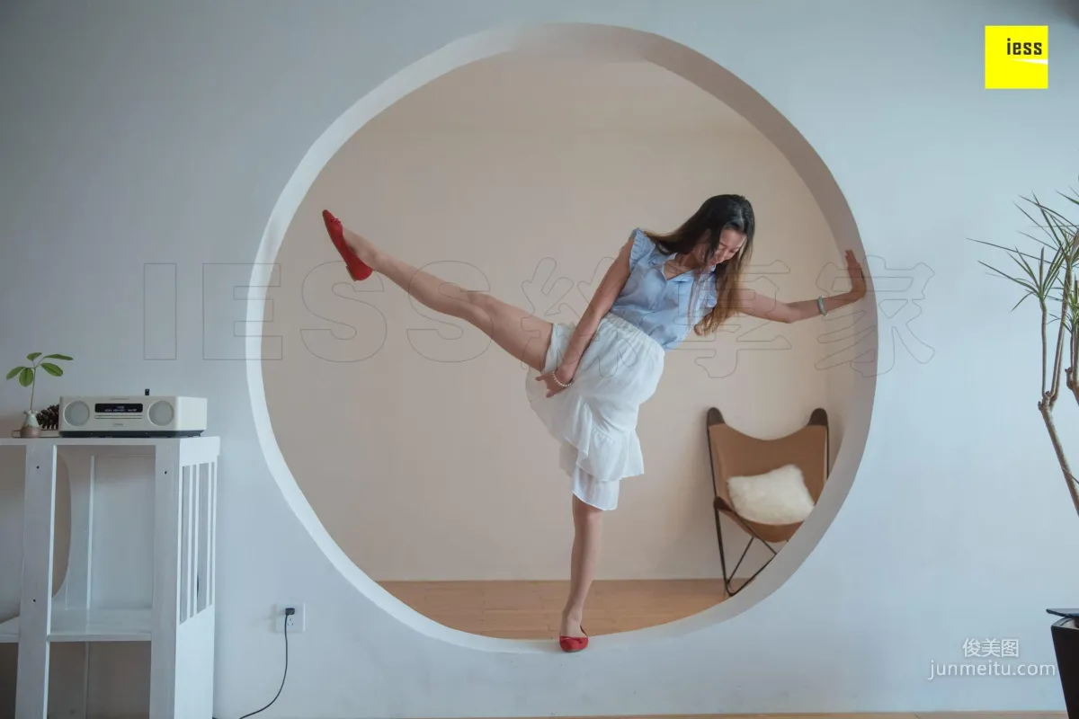IESS Qiuqiu Red Flat Shoes Dance [IESS] Silk Enjoyer 313 Beautiful Feet and Silk Stockings Photo Set photo 67