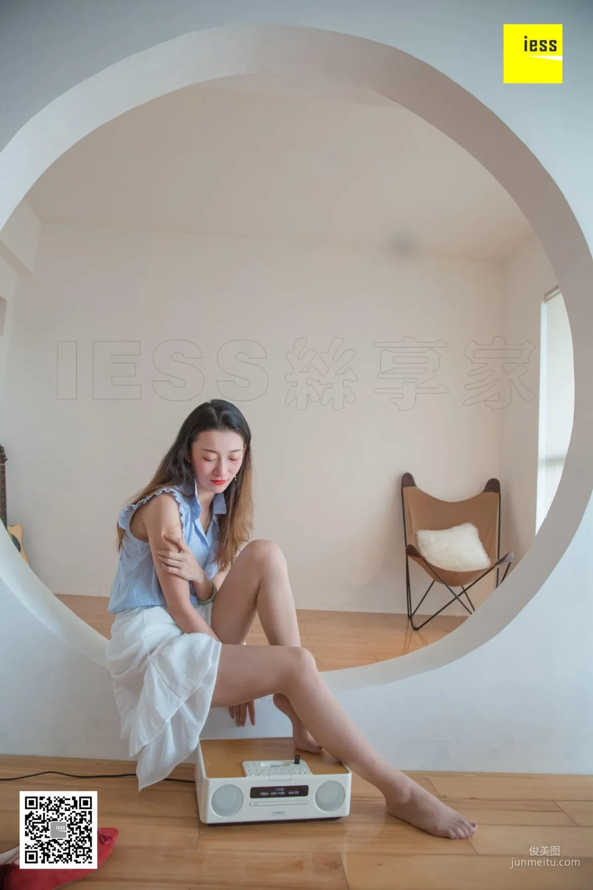 IESS Qiuqiu Red Flat Shoes Dance [IESS] Silk Enjoyer 313 Beautiful Feet and Silk Stockings Photo Set photo 73