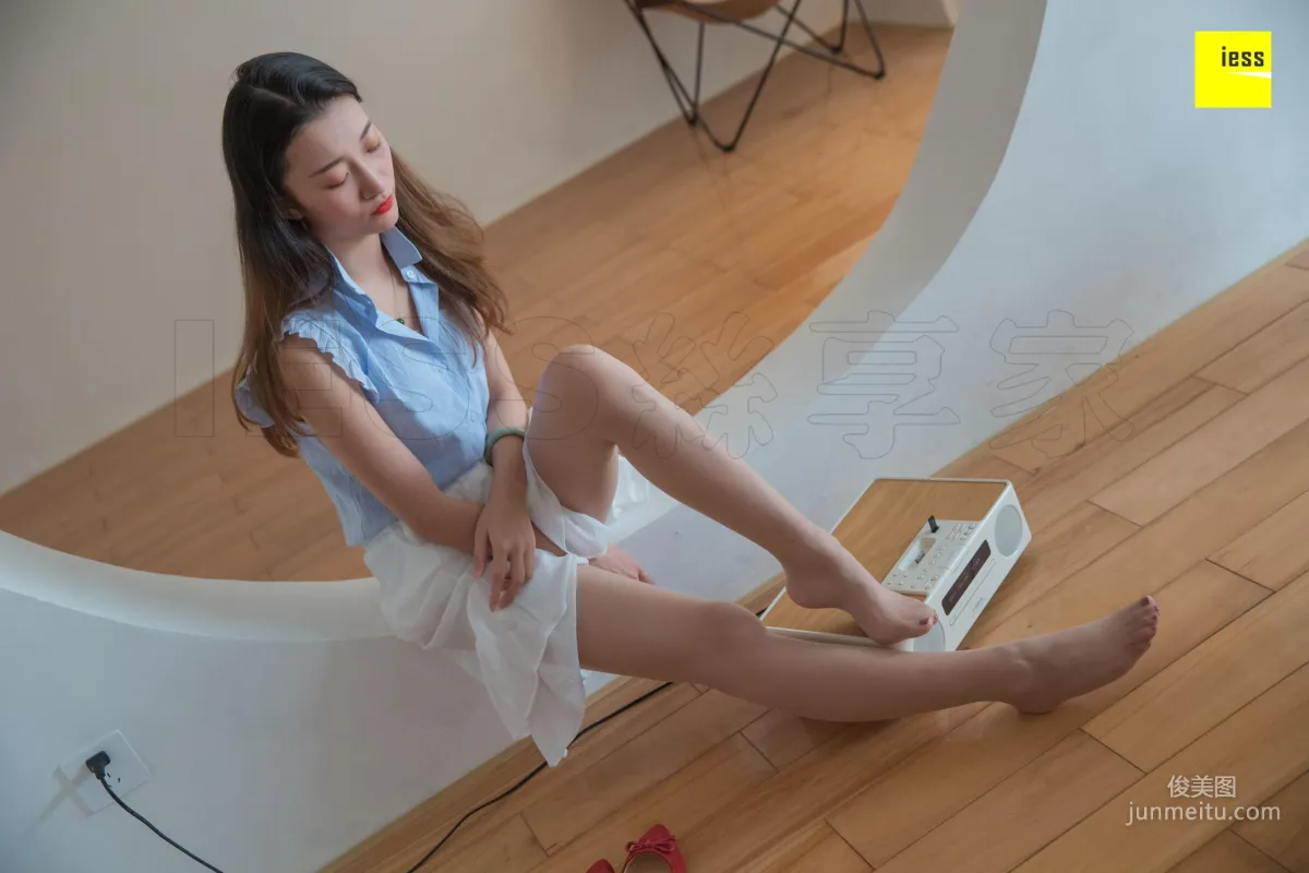 IESS Qiuqiu Red Flat Shoes Dance [IESS] Silk Enjoyer 313 Beautiful Feet and Silk Stockings Photo Set photo 63