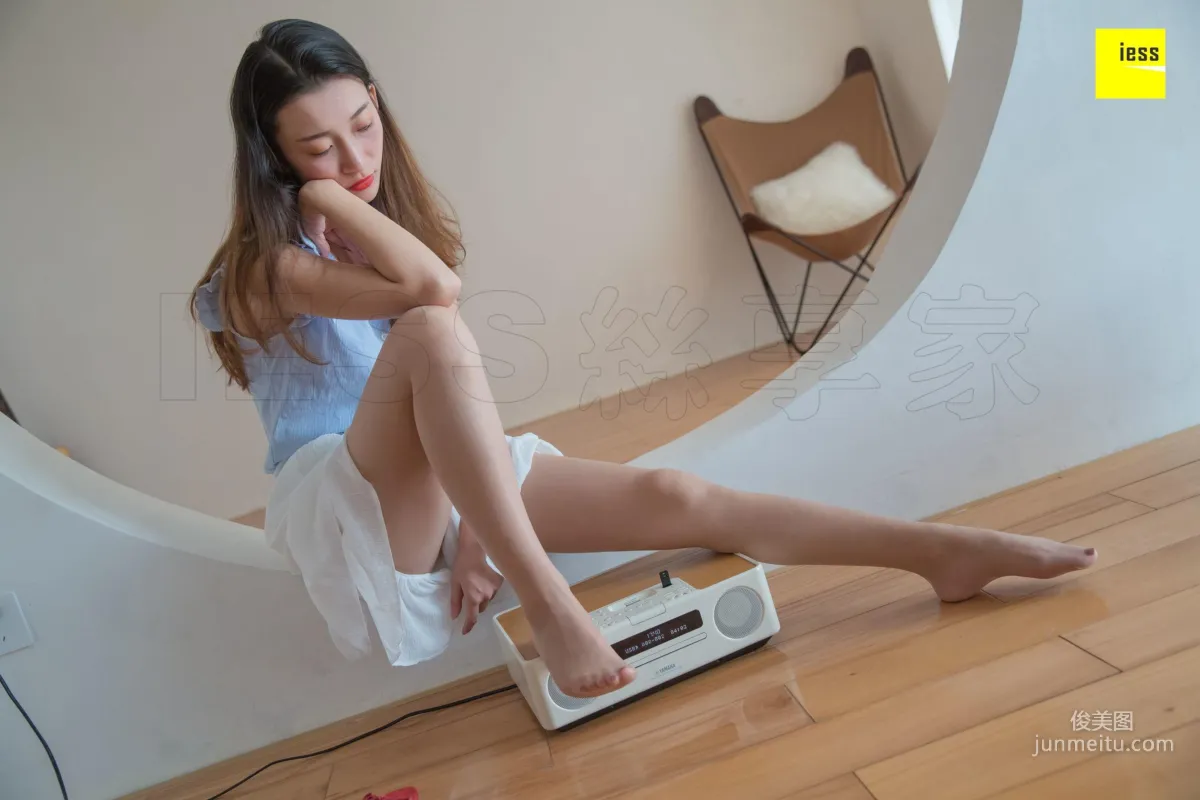 IESS Qiuqiu Red Flat Shoes Dance [IESS] Silk Enjoyer 313 Beautiful Feet and Silk Stockings Photo Set photo 71