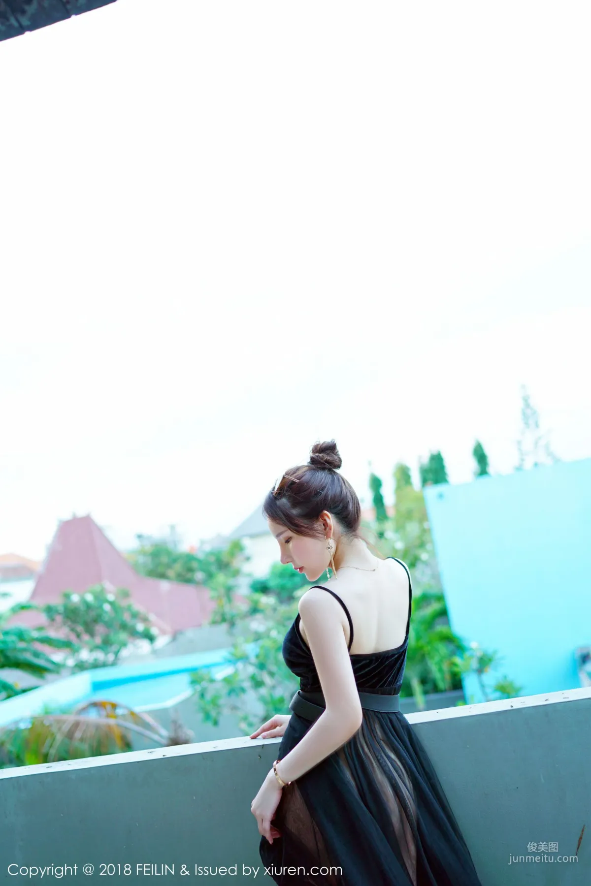 Zhou Yuxi, Faintly Visible Curve Temptation [FeiLin] VOL.163 Photo Set photo 15
