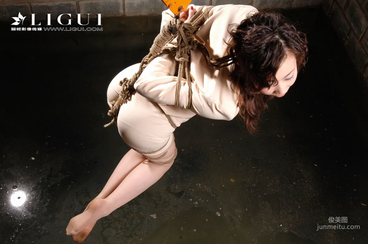 Lu Lu, Silk Stocking Bondage Rope Art [Ligui] Photo Set photo 42