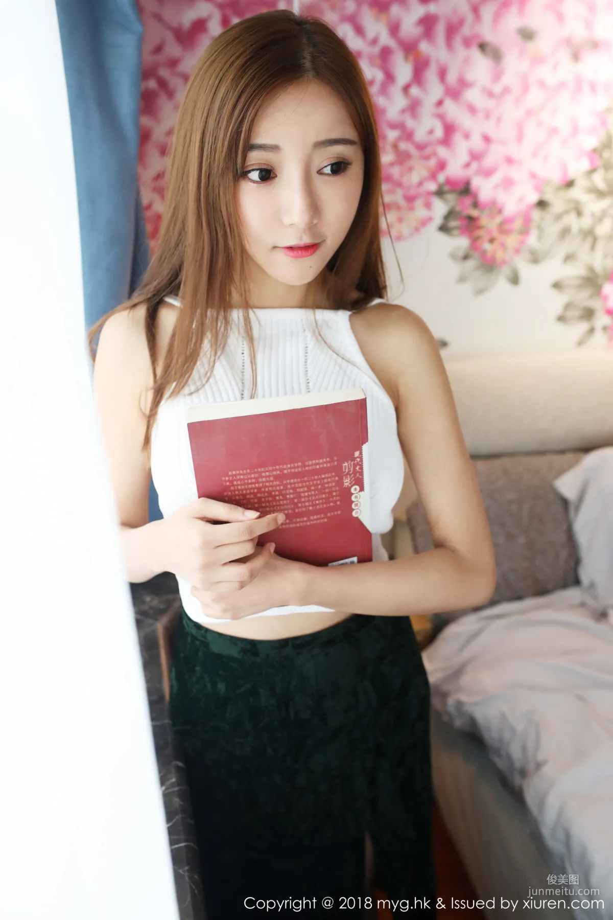 Yanni Wang, Straw Hat Girl + OL Beauty, [MyGirl] Vol.312 Photo Set photo 16