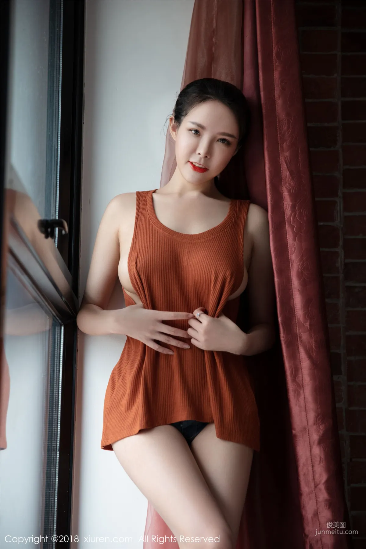 Xia Xiaoqiu Deep V Half-Revealed Breasts [XiuRen] No.1140 Photo Set photo 23
