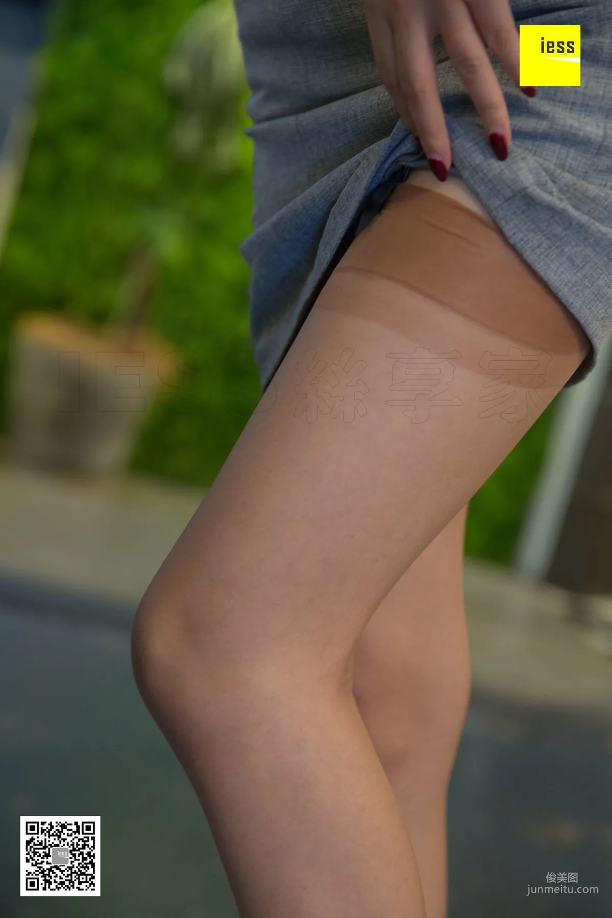 Jiu Mei, Jiu Mei's Non-Elastic Suspender Stockings [IESS] Si Xiang Jia 316 Stockings and Legs Photo Set photo 41