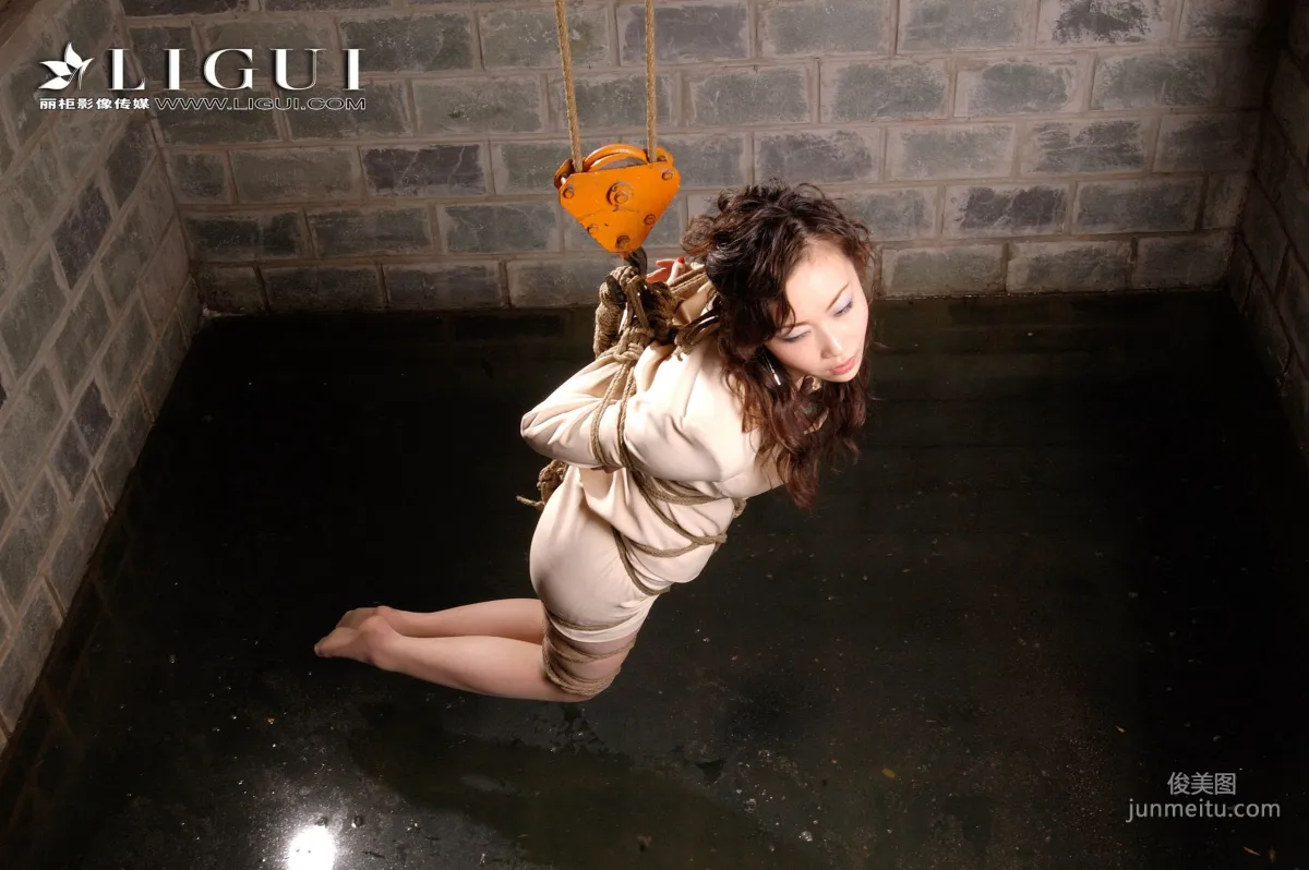 Lu Lu, Silk Stocking Bondage Rope Art [Ligui] Photo Set photo 89