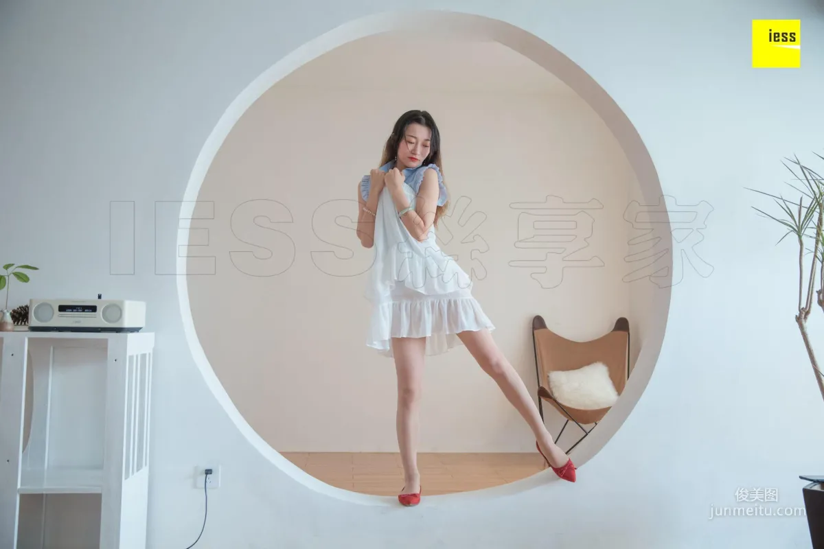 IESS Qiuqiu Red Flat Shoes Dance [IESS] Silk Enjoyer 313 Beautiful Feet and Silk Stockings Photo Set photo 4