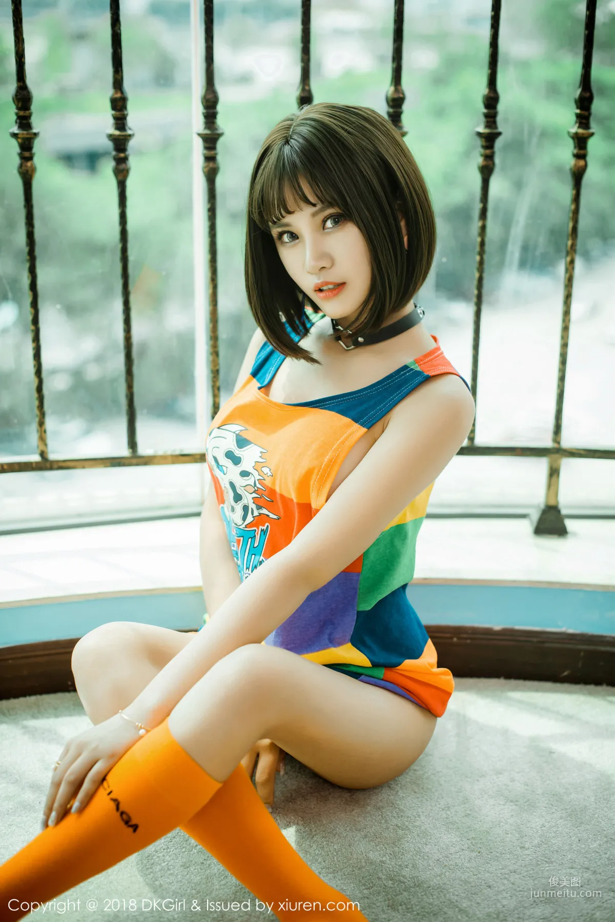 Meng Baoer BoA, Big Bust and Baby Face Interpretation of the Cutest Armed [DKGirl] Vol.082 Photo Set photo 7