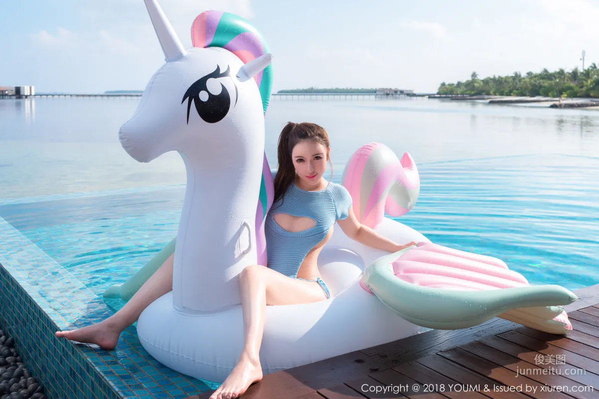 Egg Younisi Pool Wet Body Temptation [YouMi] Vol.215 Photo Set photo 5