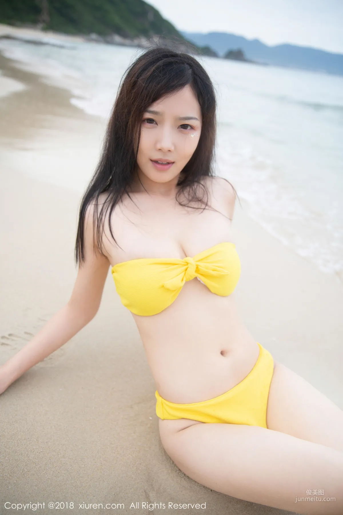 Xu Weiwei mia, Sexy Seaside Wet Body Temptation [XiuRen] No.1154 Photo Set photo 8