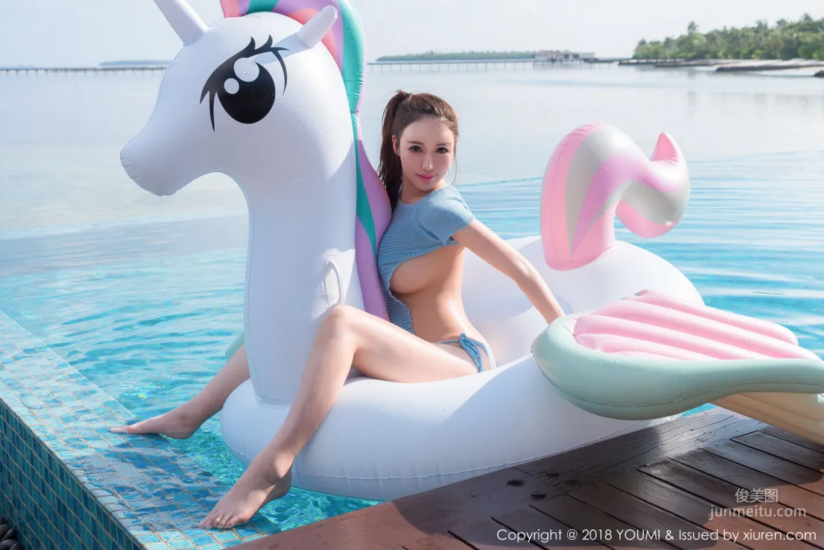 Egg Younisi Pool Wet Body Temptation [YouMi] Vol.215 Photo Set photo 6