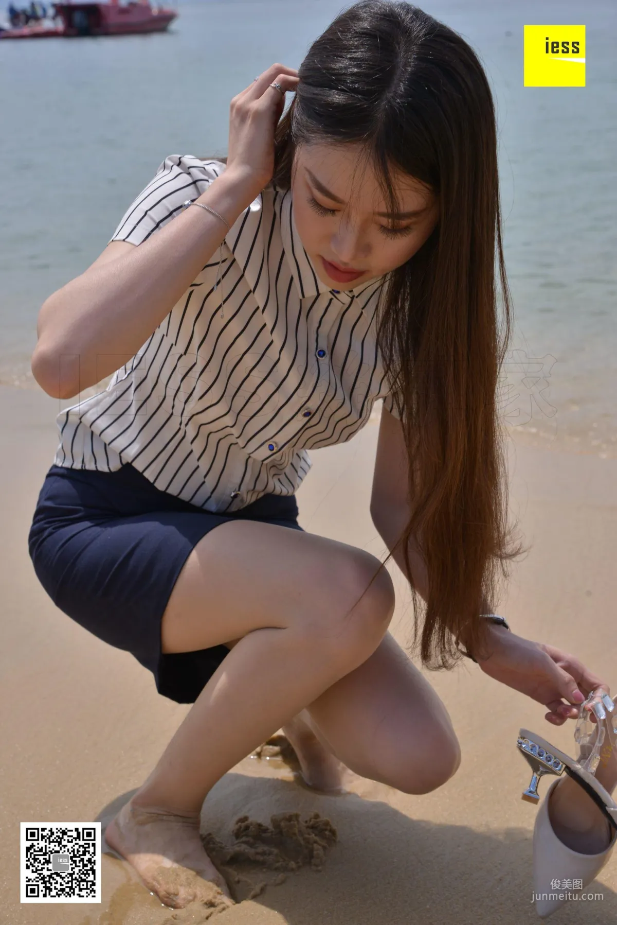 Jia Jia, Beach Uniform, Silk Enjoyment Jia [IESS] Devil Wednesday Special Issue 26 Photo Set photo 53