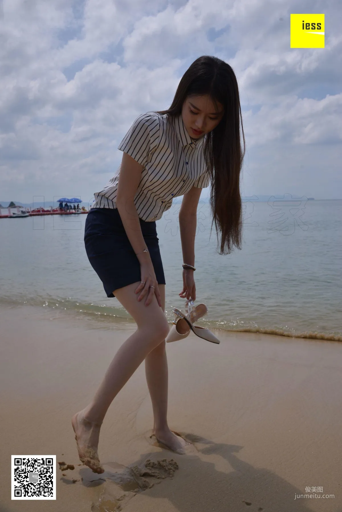 Jia Jia, Beach Uniform, Silk Enjoyment Jia [IESS] Devil Wednesday Special Issue 26 Photo Set photo 54