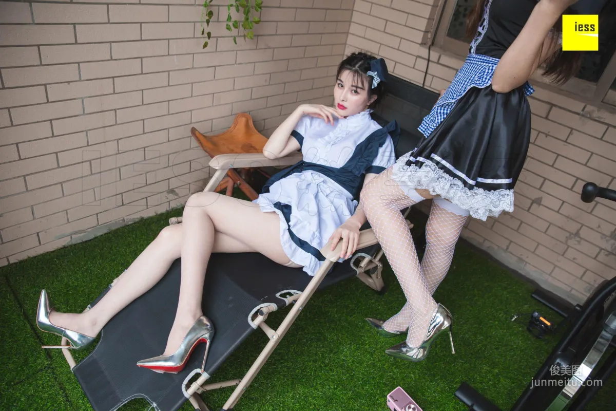 模特九妹&梦梦 《双生女仆2》[异思趣向IESS] 写真集9