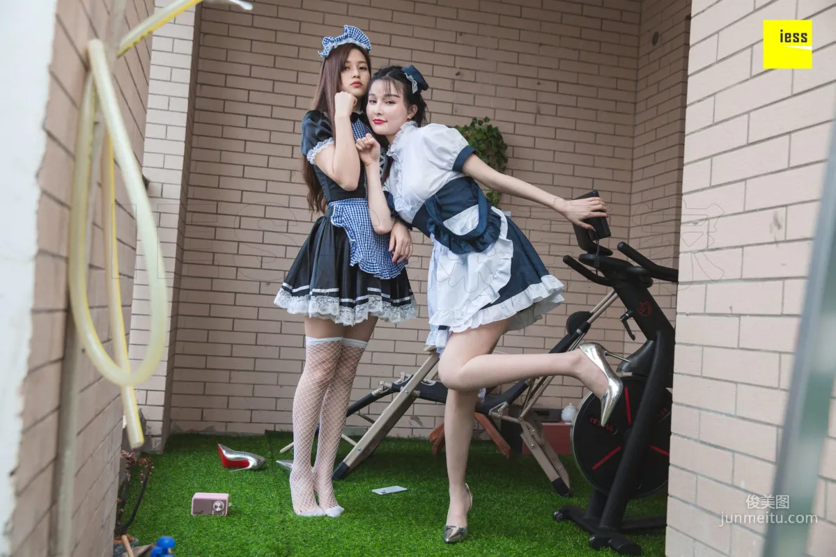 Models Jiumei Mengmeng, Twin Maids 2 [IESS] Photo Set photo 74