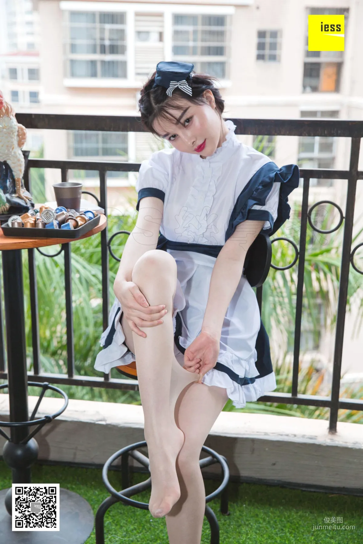 Models Jiumei Mengmeng, Twin Maids 2 [IESS] Photo Set photo 80
