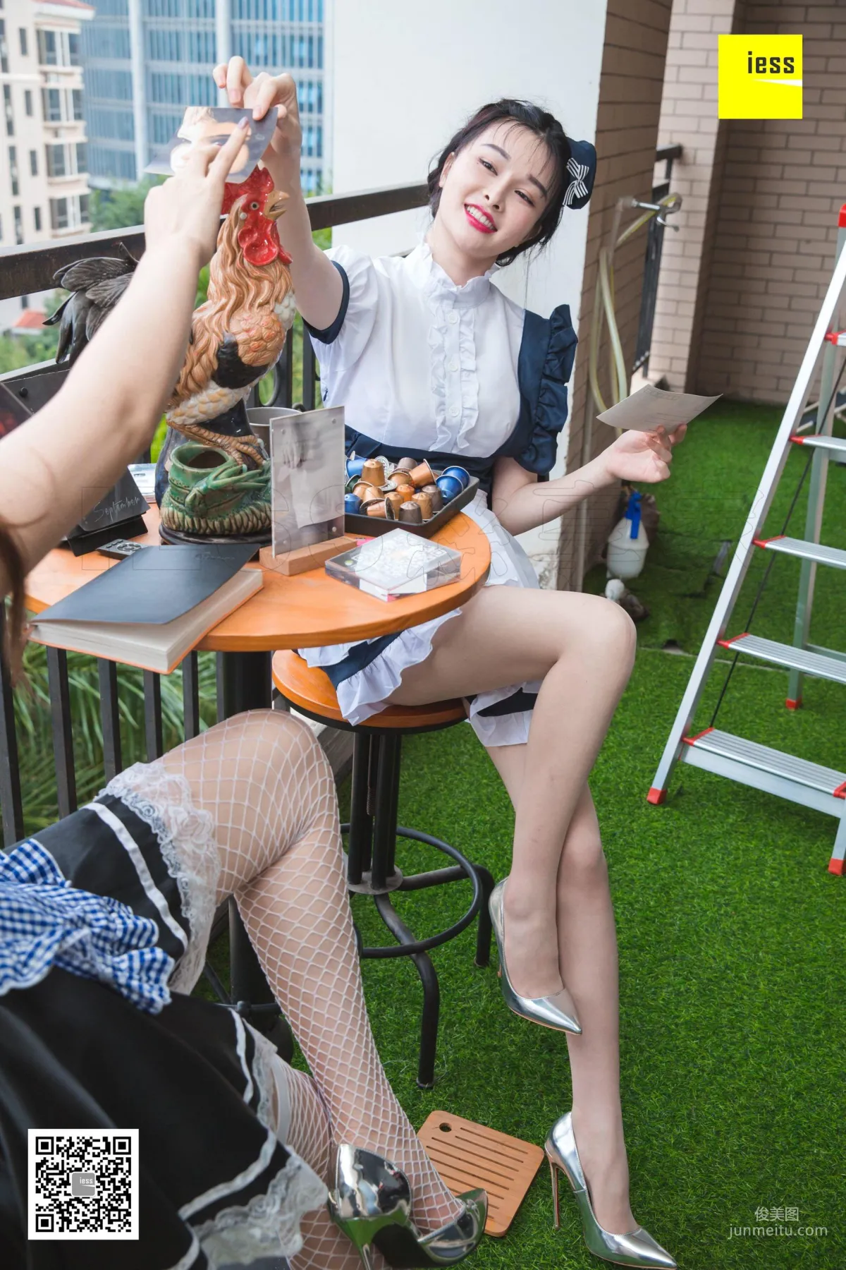 Models Jiumei Mengmeng, Twin Maids 2 [IESS] Photo Set photo 67