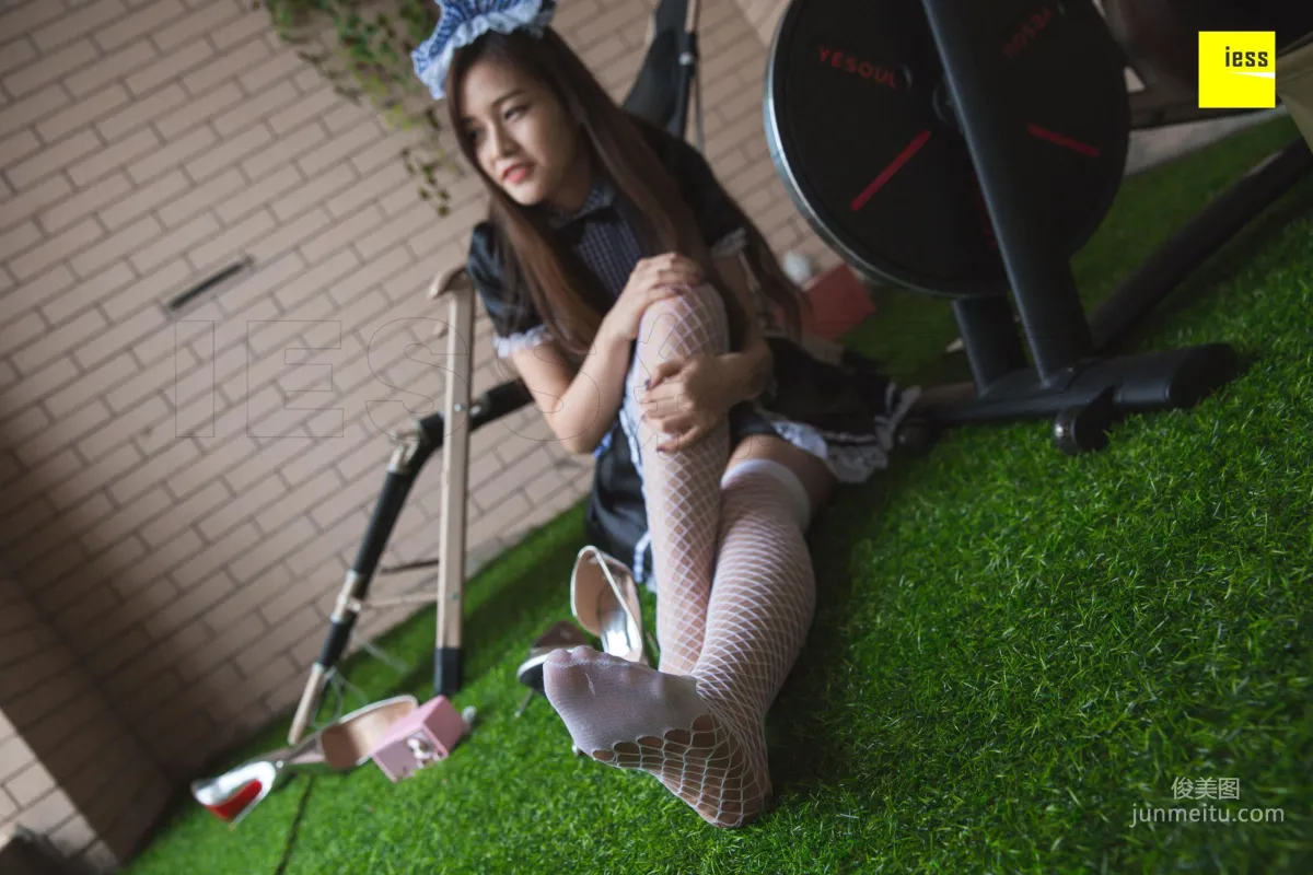 Models Jiumei Mengmeng, Twin Maids 2 [IESS] Photo Set photo 29