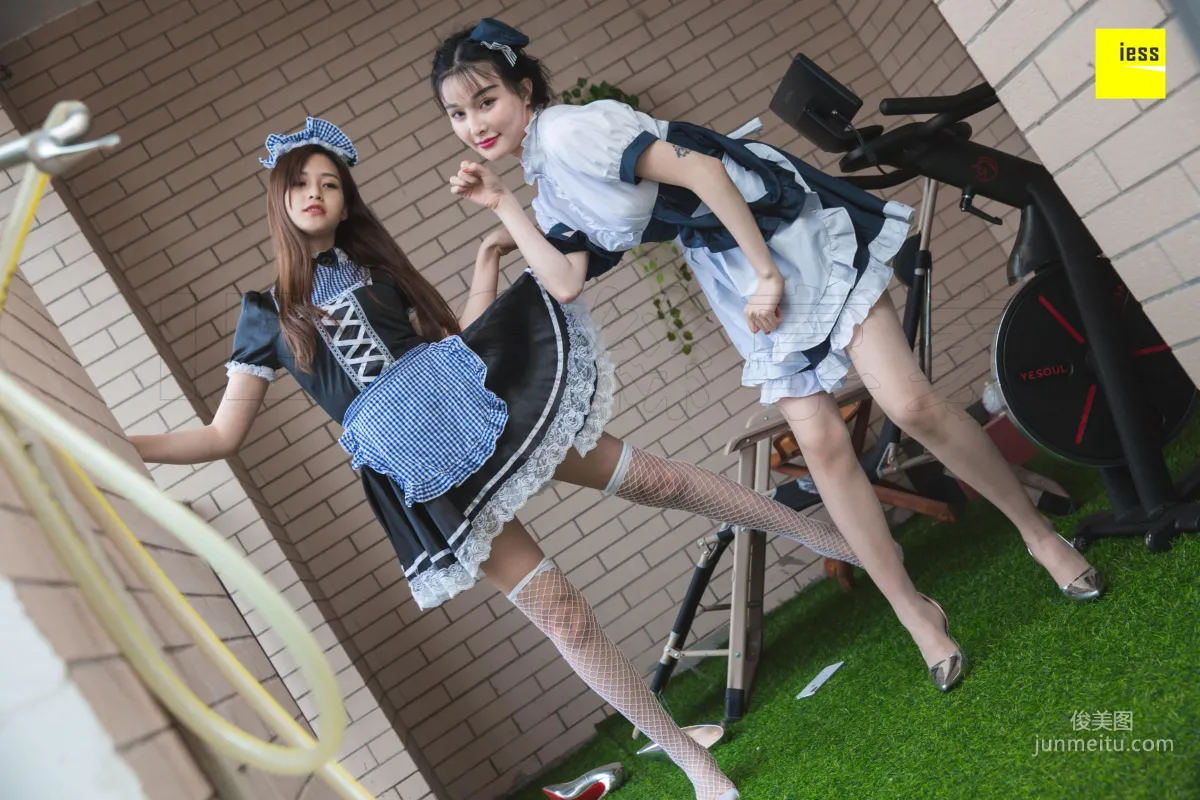Models Jiumei Mengmeng, Twin Maids 2 [IESS] Photo Set photo 73