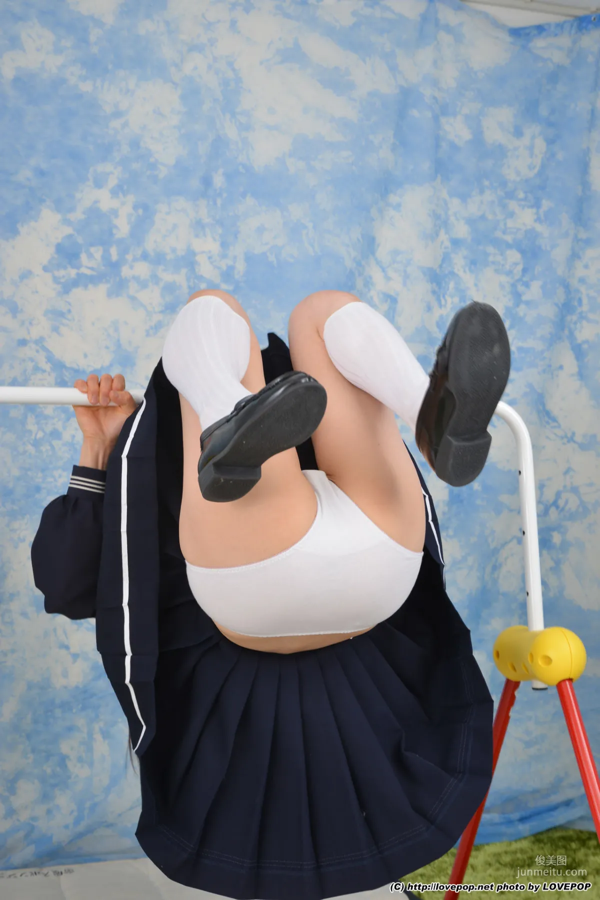 涼宮琴音 《iron bar panchira ! Sailor suit! - PPV》 [LOVEPOP] 寫真集 48
