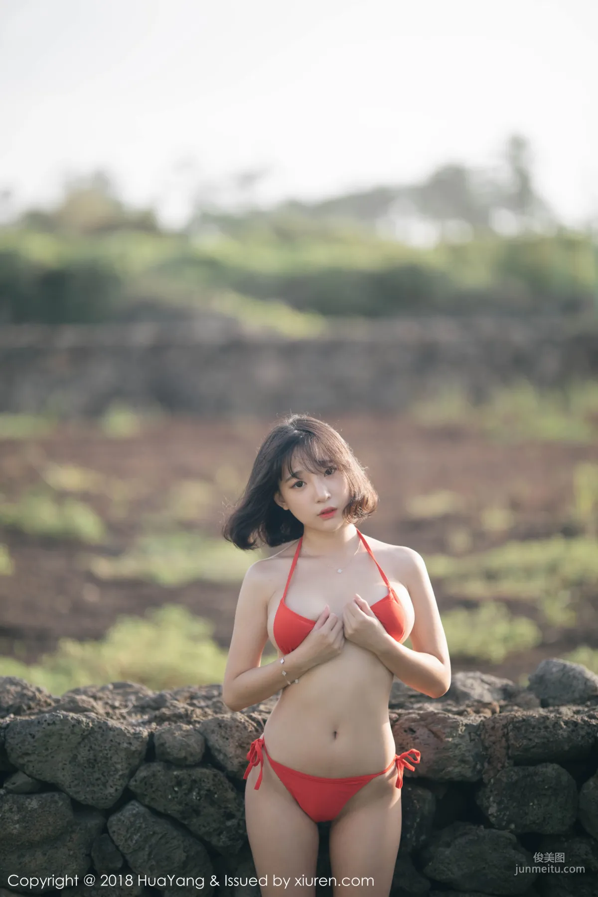 模特_卿卿《韓國妹子》 [花漾HuaYang] Vol.085 寫真集 12