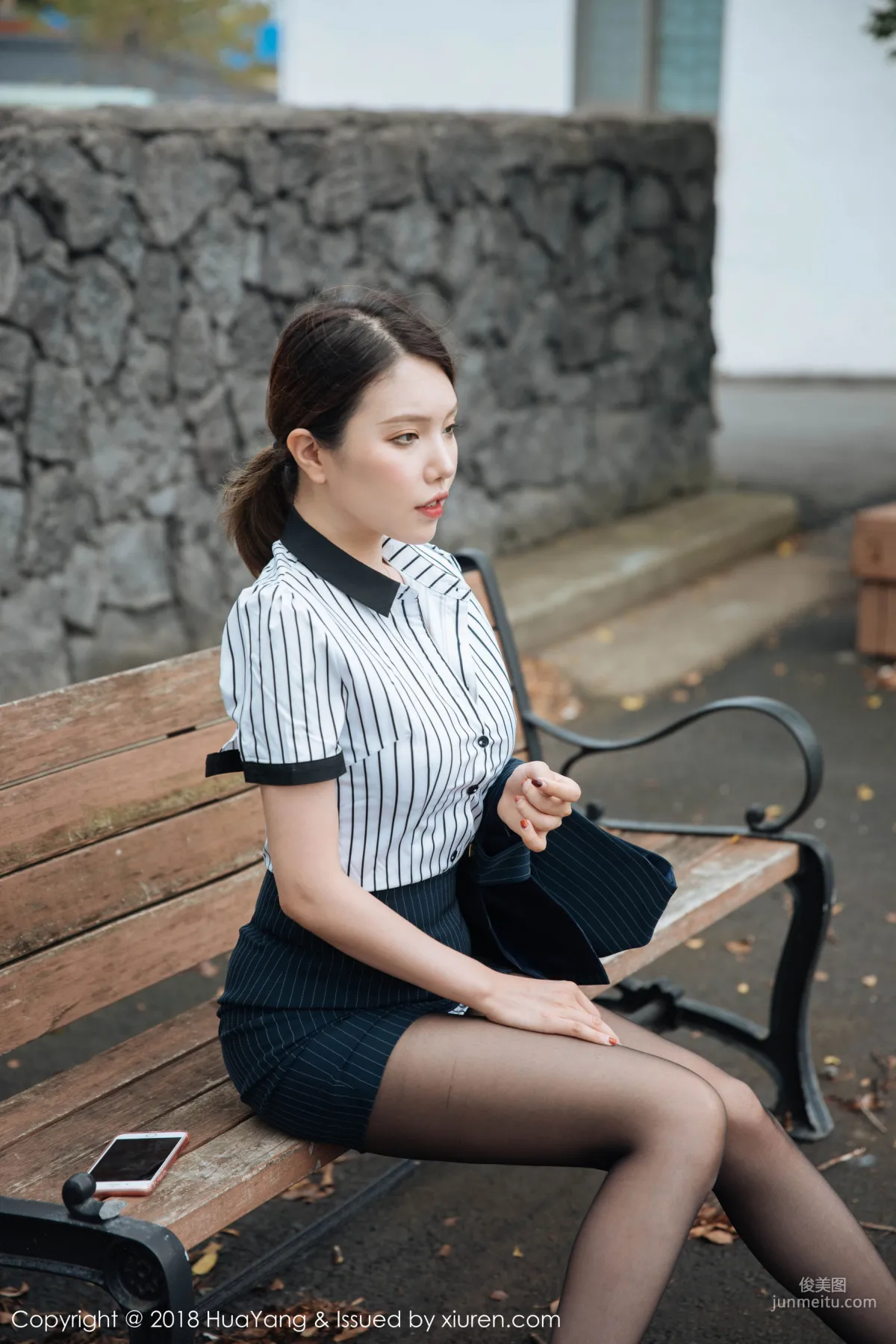 Huang Leran Black Stockings Temptation Splendid Presentation [HuaYang] Vol.087 Photo Set photo 53