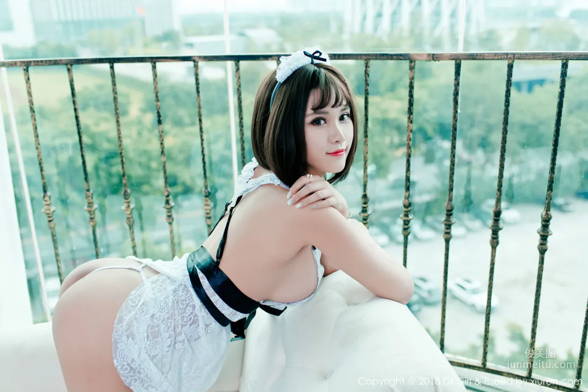 Meng Baoer BoA Caring Maid Private Shoot Temptation [DKGirl] Vol.087 Photo Set photo 10