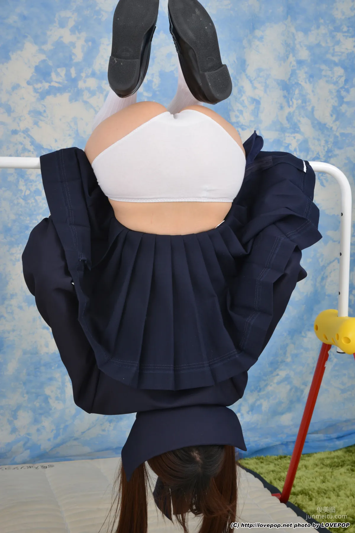 涼宮琴音 《iron bar panchira ! Sailor suit! - PPV》 [LOVEPOP] 寫真集 49