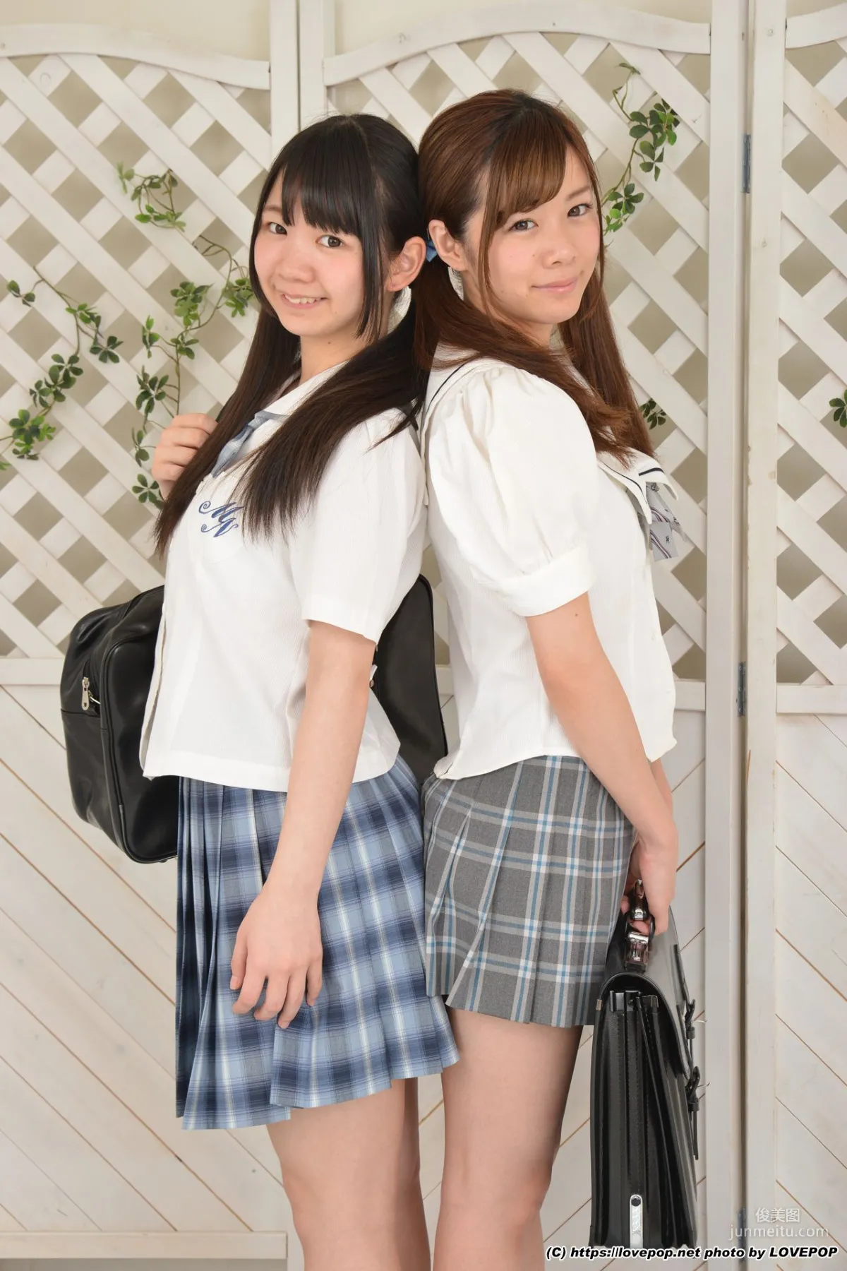 白井ゆずか&森保さな(森保沙奈) Photoset 01 [LOVEPOP] 寫真集 8
