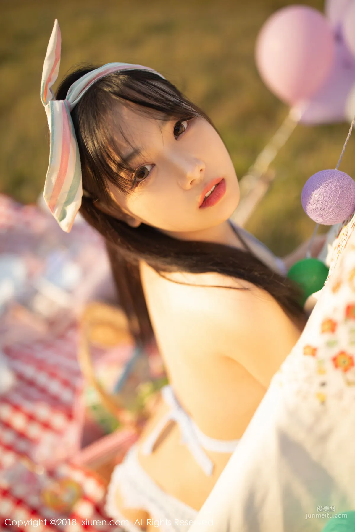 Xu Weiwei mia "Sexiness and Romance Under the Sunset" [XiuRen] No.1207 Photo Set photo 28