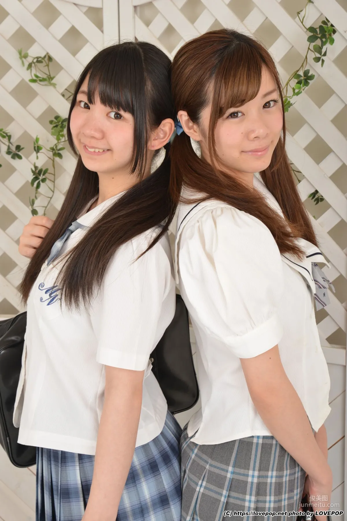 白井ゆずか&森保さな(森保沙奈) Photoset 01 [LOVEPOP] 寫真集 9
