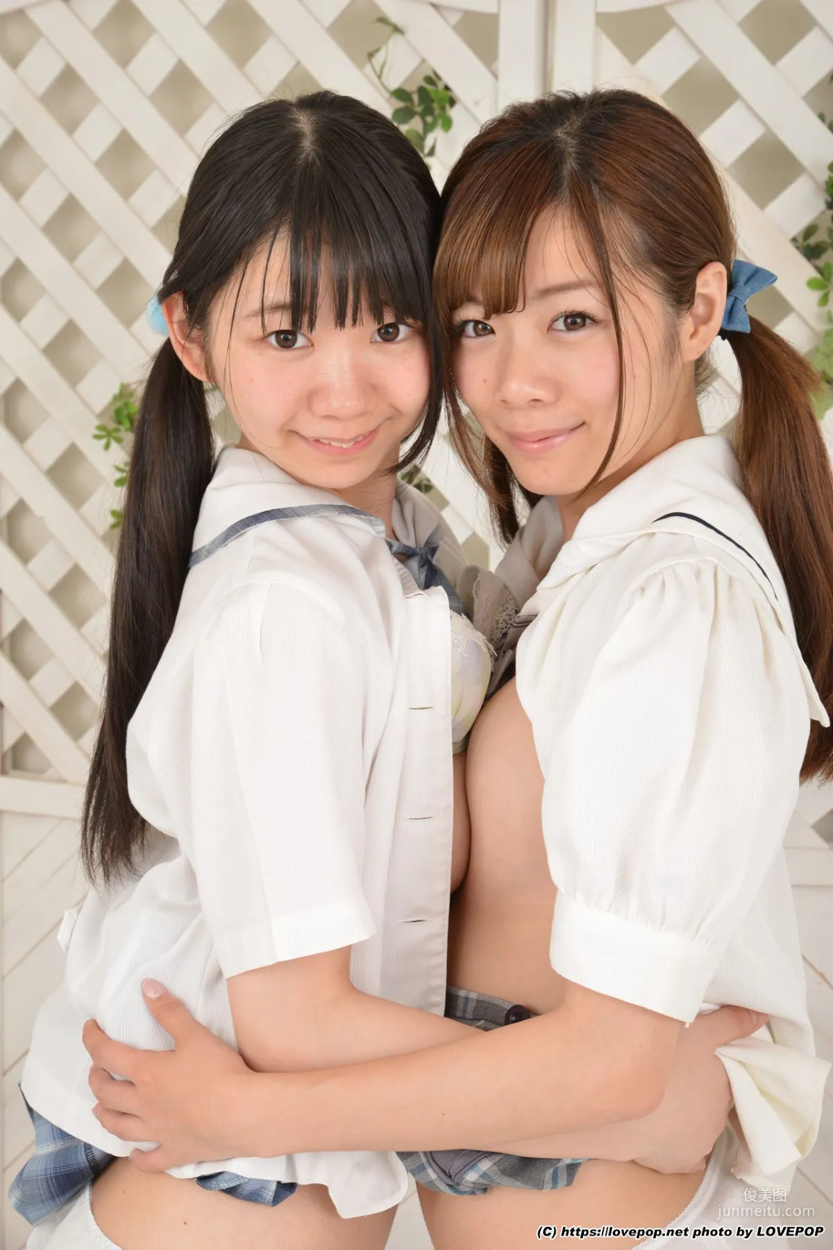 白井ゆずか&森保さな(森保沙奈) Photoset 01 [LOVEPOP] 寫真集 84