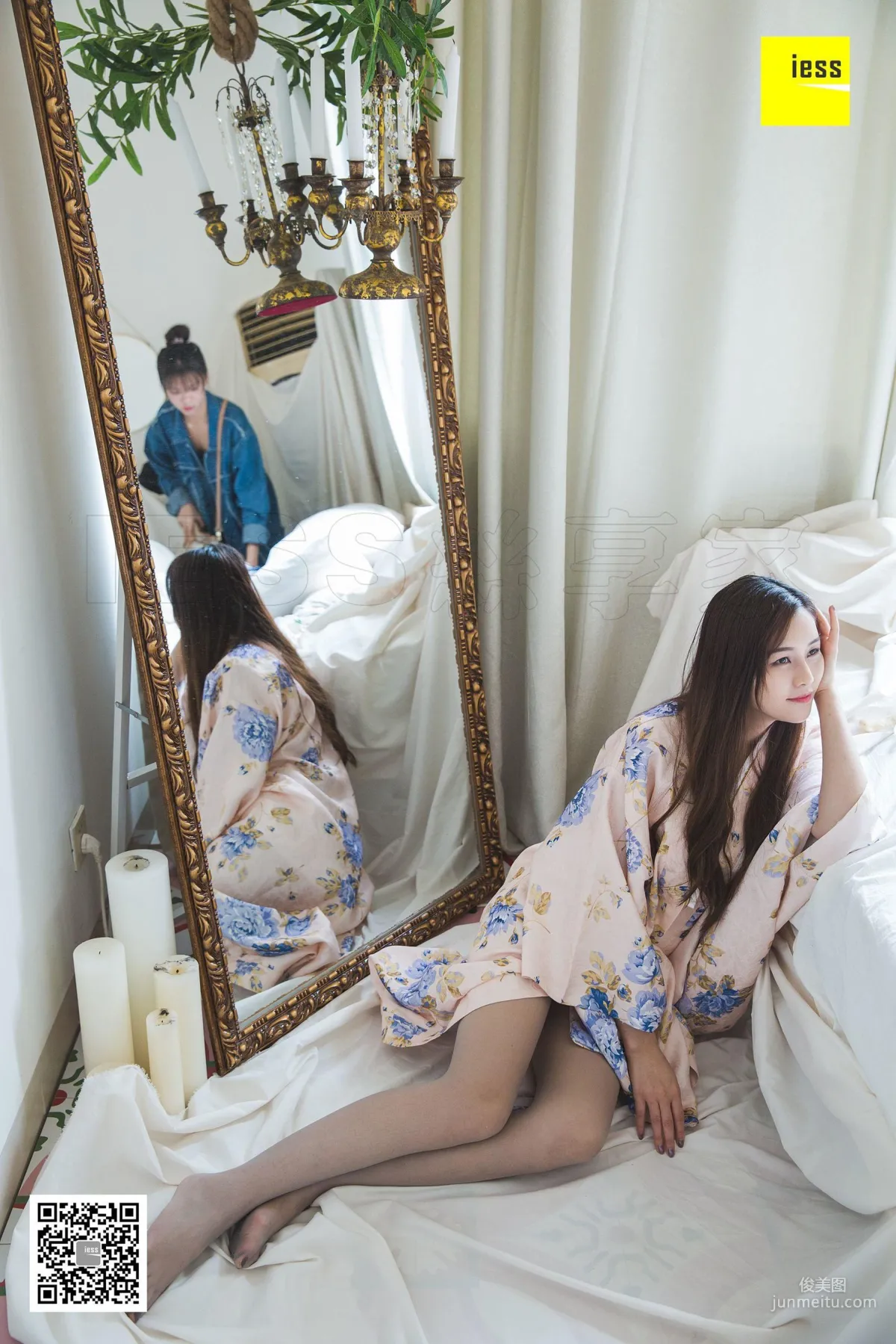 模特九妹《九妹和服灰絲》 [異思趣向IESS] 寫真集 21
