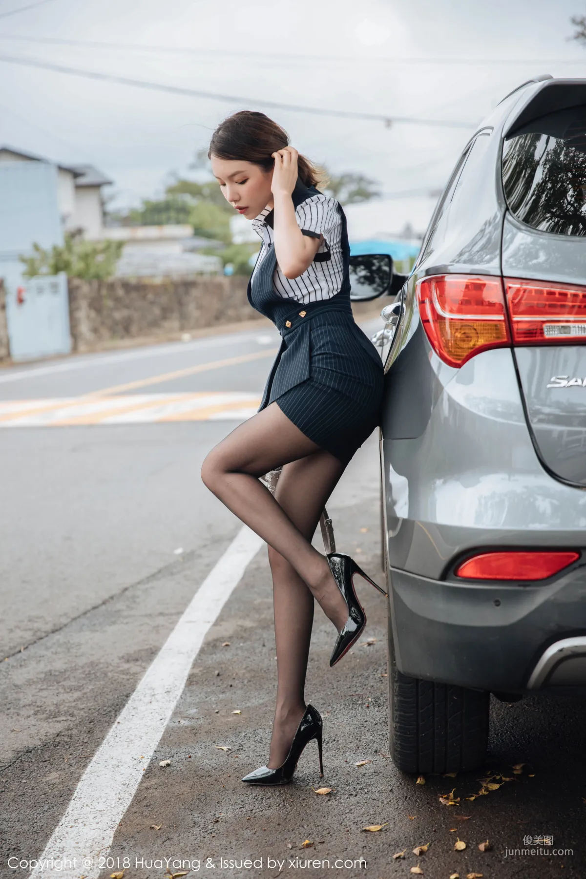 Huang Leran Black Stockings Temptation Splendid Presentation [HuaYang] Vol.087 Photo Set photo 14