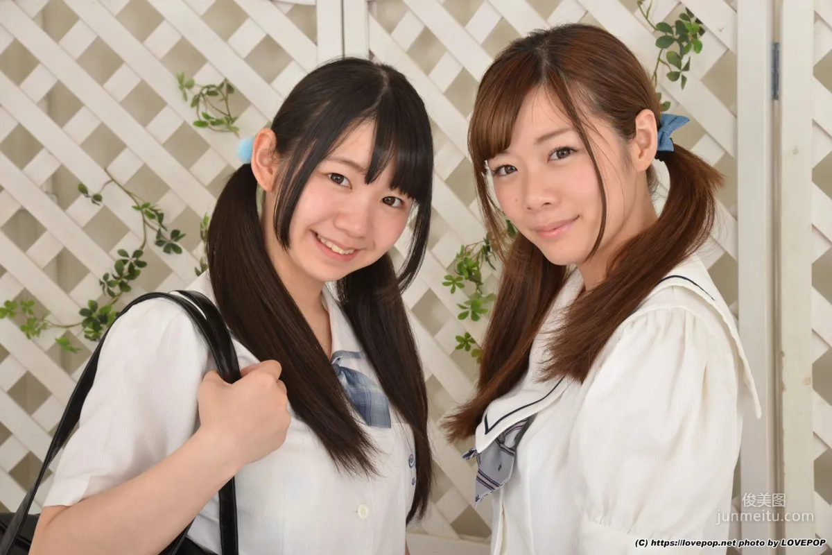 白井ゆずか&森保さな(森保沙奈) Photoset 01 [LOVEPOP] 寫真集 6