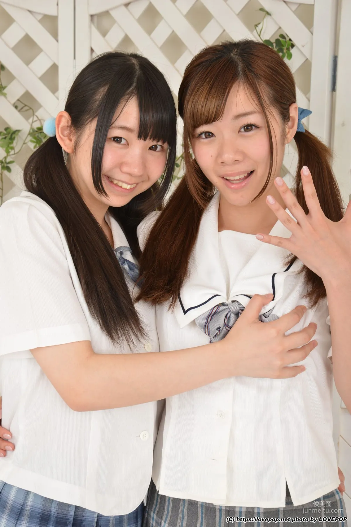 白井ゆずか&森保さな(森保沙奈) Photoset 01 [LOVEPOP] 寫真集 17