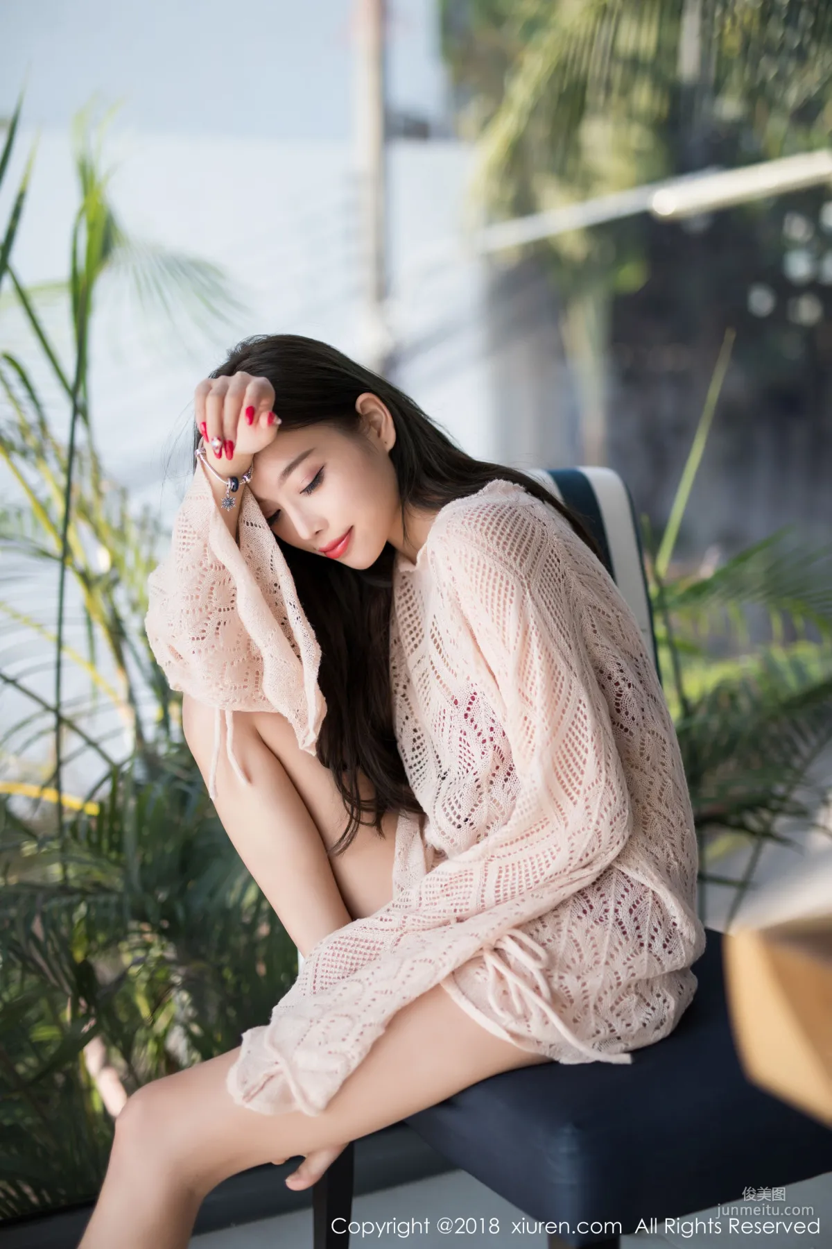 Yang Chenchen sugar Elegant Qipao and Beautiful Legs [XiuRen] No.1196 Photo Set photo 20
